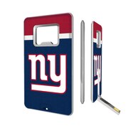 Add New York Giants Striped Credit Card USB Drive & Bottle Opener To Your NFL Collection