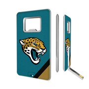 Add Jacksonville Jaguars Diagonal Stripe Credit Card USB Drive & Bottle Opener To Your NFL Collection