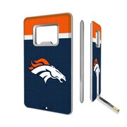 Add Denver Broncos Striped Credit Card USB Drive & Bottle Opener To Your NFL Collection