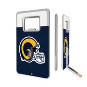 Add Los Angeles Rams Striped Credit Card USB Drive & Bottle Opener To Your NFL Collection