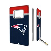 Add New England Patriots Striped Credit Card USB Drive & Bottle Opener To Your NFL Collection