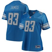 Add Jesse James Detroit Lions NFL Pro Line Women's Player Jersey – Blue To Your NFL Collection