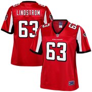 Order Chris Lindstrom Atlanta Falcons NFL Pro Line Women's Team Player Jersey – Red at low prices.