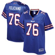 Add Jon Feliciano Buffalo Bills NFL Pro Line Women's Team Player Jersey – Royal To Your NFL Collection