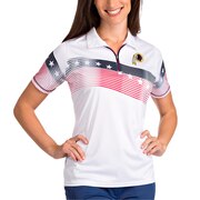 Add Washington Redskins Antigua Women's Patriot Polo - White To Your NFL Collection