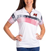 Add Tampa Bay Buccaneers Antigua Women's Patriot Polo - White To Your NFL Collection
