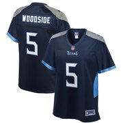 Add Logan Woodside Tennessee Titans NFL Pro Line Women's Team Color Player Jersey – Navy To Your NFL Collection