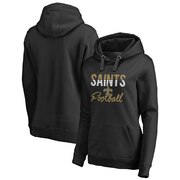 Add New Orleans Saints NFL Pro Line by Fanatics Branded Women's Plus Size Free Line Pullover Hoodie - Black To Your NFL Collection