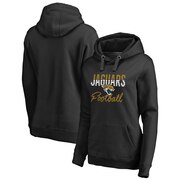 Add Jacksonville Jaguars NFL Pro Line by Fanatics Branded Women's Plus Size Free Line Pullover Hoodie - Black To Your NFL Collection