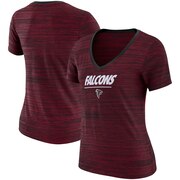 Add Atlanta Falcons Nike Women's Legend Velocity V-Neck Performance T-Shirt – Heathered Red To Your NFL Collection