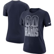 Add Los Angeles Rams Nike Women's Local Verbiage Performance T-Shirt – Navy To Your NFL Collection