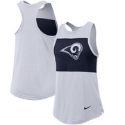 Add Los Angeles Rams Nike Women's Logo Performance Tank Top – White To Your NFL Collection