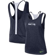 Add Seattle Seahawks Nike Women's Loose Racerback Performance Tank Top – College Navy To Your NFL Collection