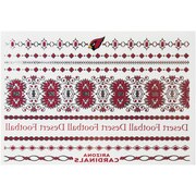 Add Arizona Cardinals Little Earth Metallic Body Tattoo Sheet To Your NFL Collection