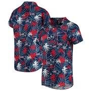 Add New England Patriots Women's Floral Harmonic Button-Up Shirt – Navy To Your NFL Collection