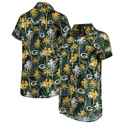 Add Green Bay Packers Women's Floral Harmonic Button-Up Shirt – Green To Your NFL Collection