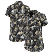 Add New Orleans Saints Women's Floral Harmonic Button-Up Shirt – Black To Your NFL Collection