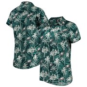 Add Philadelphia Eagles Women's Floral Harmonic Button-Up Shirt – Midnight Green To Your NFL Collection