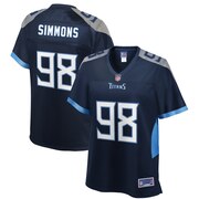 Add Jeffery Simmons Tennessee Titans NFL Pro Line Women's Player Jersey – Navy To Your NFL Collection