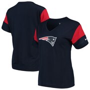 Add New England Patriots Nike Women's Breathe Performance V-Neck T-Shirt – Navy To Your NFL Collection