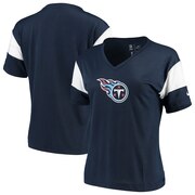 Add Tennessee Titans Nike Women's Breathe Performance V-Neck T-Shirt – Navy To Your NFL Collection