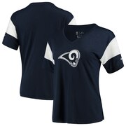 Add Los Angeles Rams Nike Women's Breathe Performance V-Neck T-Shirt – Navy To Your NFL Collection