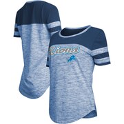 Add Detroit Lions New Era Women's Glitter Gel T-Shirt – Navy To Your NFL Collection