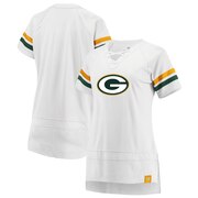 Add Green Bay Packers Fanatics Branded Women's Draft Me Lace Up T-Shirt - White/Green To Your NFL Collection