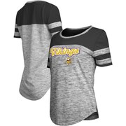 Add Minnesota Vikings New Era Women's Glitter Gel T-Shirt – Black To Your NFL Collection