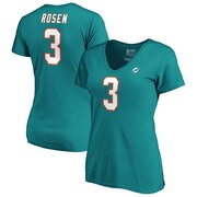 Add Miami Dolphins NFL Pro Line by Fanatics Branded Women's Authentic Stack Player Name & Number V-Neck T-Shirt – Aqua To Your NFL Collection