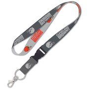 Add Cleveland Browns WinCraft Charcoal Buckle Lanyard To Your NFL Collection