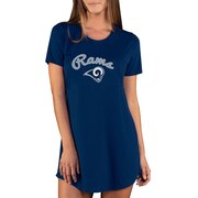 Add Los Angeles Rams Concepts Sport Women's Marathon Knit Nightshirt - Navy To Your NFL Collection