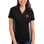 Add Jacksonville Jaguars Antigua Women's Venture Polo – Black To Your NFL Collection