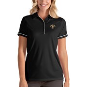 Add New Orleans Saints Antigua Women's Salute Polo – Black To Your NFL Collection