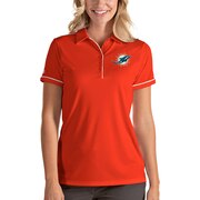 Add Miami Dolphins Antigua Women's Salute Polo – Orange To Your NFL Collection