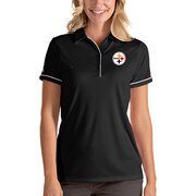 Add Pittsburgh Steelers Antigua Women's Salute Polo – Black To Your NFL Collection