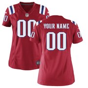 Add New England Patriots Nike Women's Custom Throwback Game Jersey - Red To Your NFL Collection