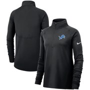 Add Detroit Lions Nike Women's Performance Half-Zip Core Jacket - Black To Your NFL Collection