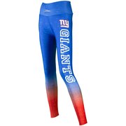Add New York Giants Zubaz Women's Gradient Leggings - Royal To Your NFL Collection