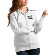 Add Chicago Bears Antigua Women's NFL 100 Victory Full-Zip Hoodie - White To Your NFL Collection