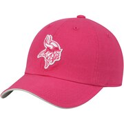 Add Minnesota Vikings Girls Youth Primary Logo Slouch Adjustable Hat – Pink To Your NFL Collection