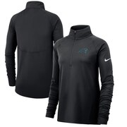 Add Carolina Panthers Nike Women's Performance Half-Zip Core Jacket - Black To Your NFL Collection