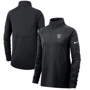 Add Oakland Raiders Nike Women's Performance Half-Zip Core Jacket - Black To Your NFL Collection