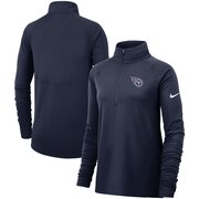 Add Tennessee Titans Nike Women's Performance Half-Zip Core Jacket - Navy To Your NFL Collection