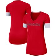 Add Tampa Bay Buccaneers Nike Women's Performance Fan V-Neck T-Shirt - Red/White To Your NFL Collection