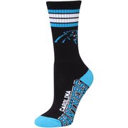 Add Carolina Panthers For Bare Feet Women's Four Stripe Socks To Your NFL Collection