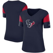 Add Houston Texans Nike Women's Breathe Performance V-Neck T-Shirt – Navy To Your NFL Collection