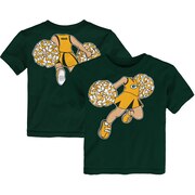 Add Green Bay Packers Girls Toddler Pom Pom Cheer T-Shirt – Green To Your NFL Collection