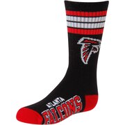 Add Atlanta Falcons For Bare Feet Women's Four Stripe Socks To Your NFL Collection