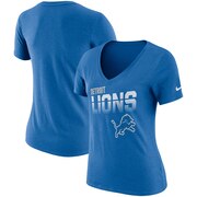 Add Detroit Lions Nike Women's Sideline V-Neck T-Shirt - Blue To Your NFL Collection
